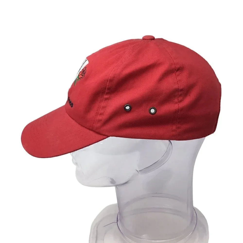Vintage 2000 Rosebowl Wisconsin Badgers Hat Baseball Cap Football Game NCAA Red